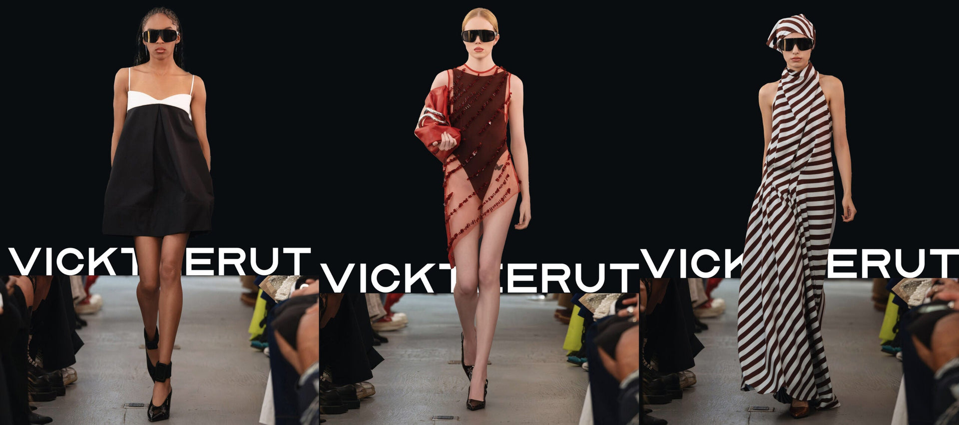 Vickteerut Autumn/Winter 2025 show - ' Square Wave ' at  #NYFW