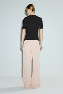 VICKTEERUT Short Sleeve Drape Jersey Blouse เสื้อแขนสั้น จับเดรป ผ้าเจอร์ซีย์