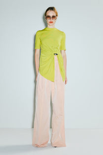 VICKTEERUT Short Sleeve Drape Jersey Blouse เสื้อแขนสั้น จับเดรป ผ้าเจอร์ซีย์