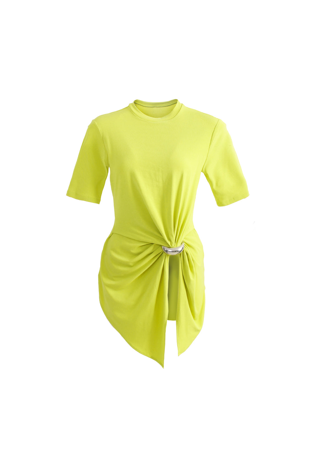 VICKTEERUT Short Sleeve Drape Jersey Blouse เสื้อแขนสั้น จับเดรป ผ้าเจอร์ซีย์