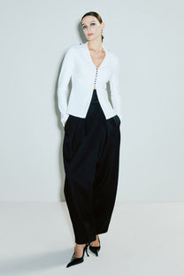 VICKTEERUT Long Sleeve Notched Lapel Shirt เสื้อเชิ้ต แขนยาว ปกสูท
