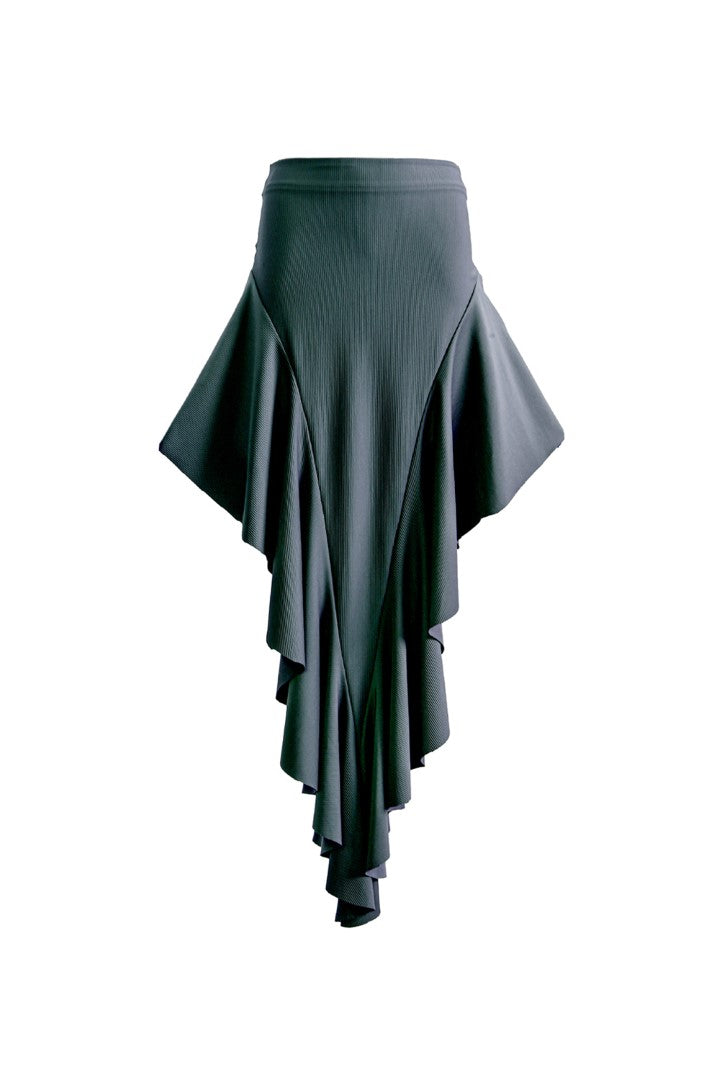 VICKTEERUT Asymmetric Frill Skirt กระโปรงตกแต่งระบาย ชายไม่เท่ากัน