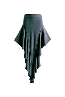 VICKTEERUT Asymmetric Frill Skirt กระโปรงตกแต่งระบาย ชายไม่เท่ากัน