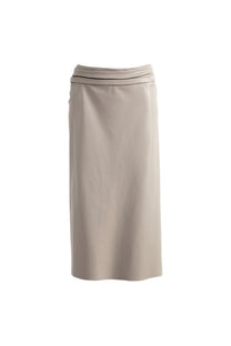 VICKTEERUT Drape Midi Skirt กระโปรงมิดิ จับเดรป