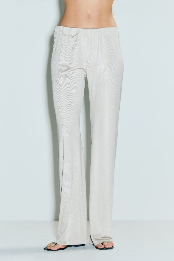 VICKTEERUT Relaxed-Fit Jersey Trousers กางเกงขายาว ผ้าเจอร์ซีย์ ขอบเอวยางยืด