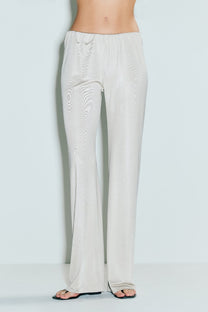VICKTEERUT Relaxed-Fit Jersey Trousers กางเกงขายาว ผ้าเจอร์ซีย์ ขอบเอวยางยืด