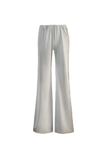 VICKTEERUT Relaxed-Fit Jersey Trousers กางเกงขายาว ผ้าเจอร์ซีย์ ขอบเอวยางยืด