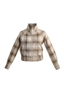 VICKTEERUT Plaid Club Jacket เสื้อแจ๊คเก็ต ซิปหน้า ผ้าลายตาราง