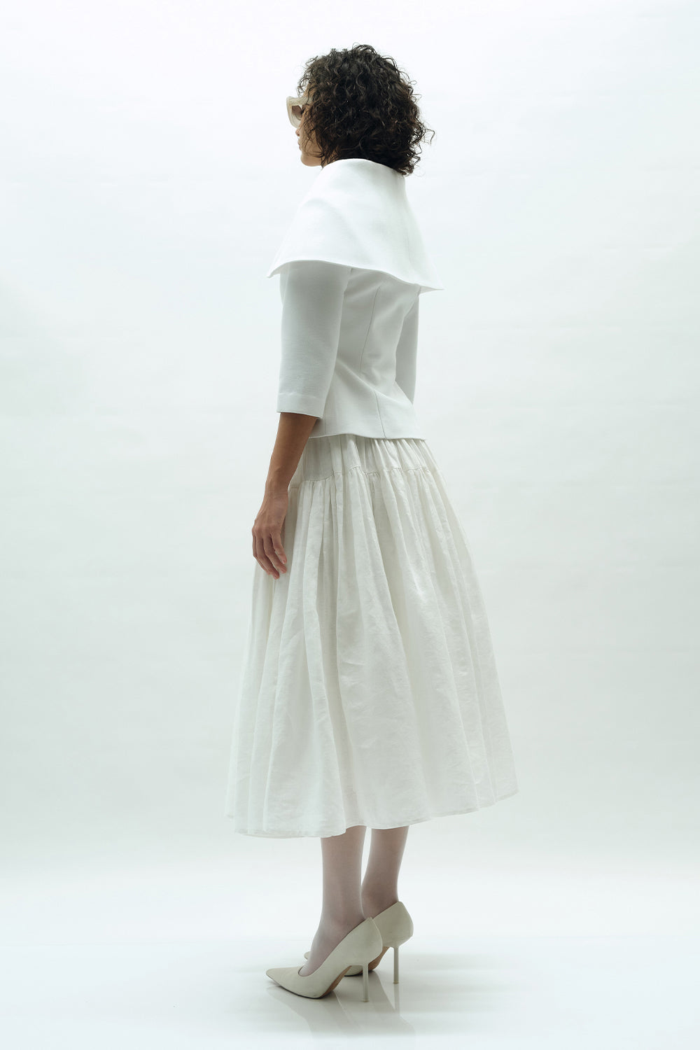 VICKTEERUT Tiered Flared Skirt กระโปรงบาน