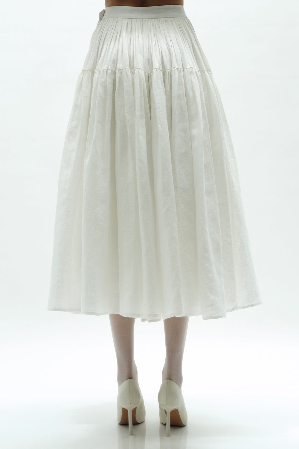 VICKTEERUT Tiered Flared Skirt กระโปรงบาน