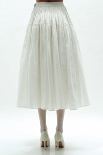 VICKTEERUT Tiered Flared Skirt กระโปรงบาน