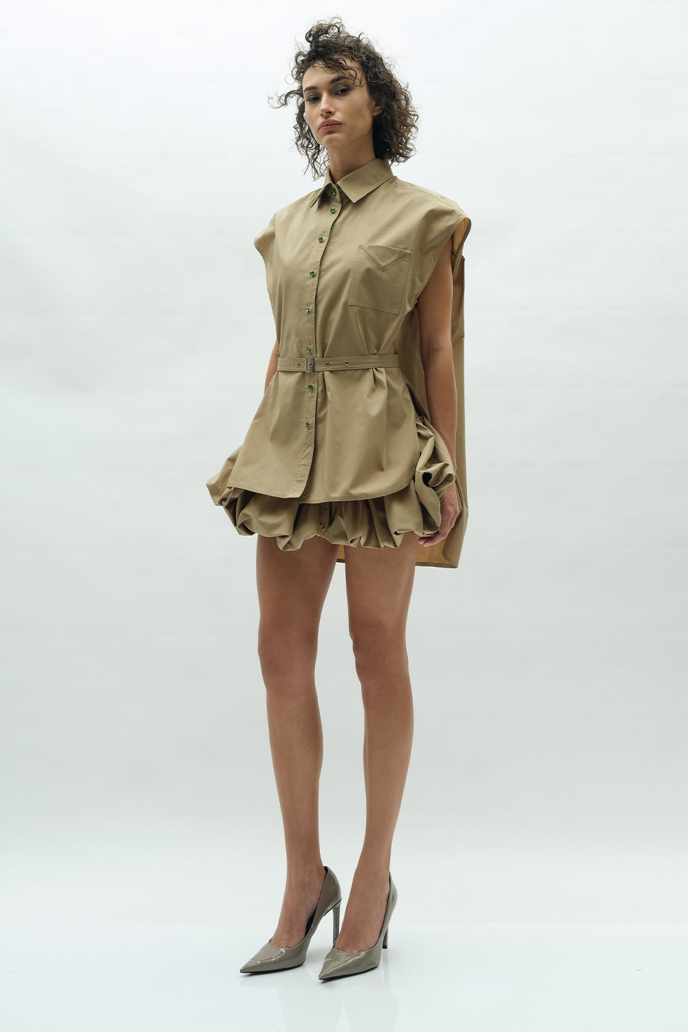VICKTEERUT Halter Neck Drape Dress เดรสยาว คล้องคอ จับเดรป