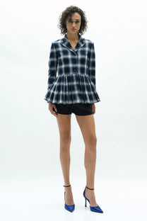VICKTEERUT Plaid Pleated Shorts กางเกงขาสั้น จีบหน้า ผ้าลายตาราง