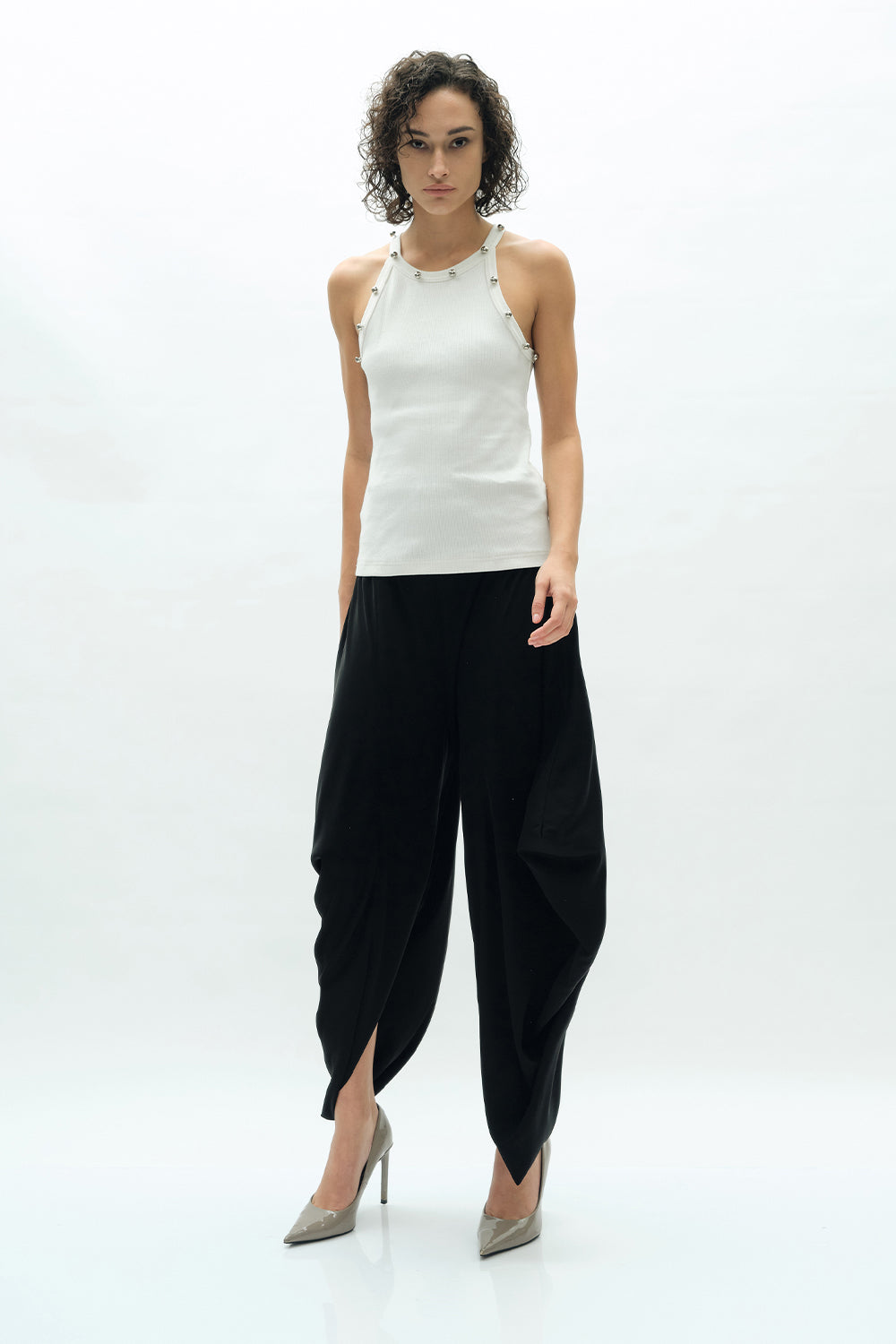 VICKTEERUT Drapery Harem Trousers กางเกงทรงฮาเร็ม จับเดรป