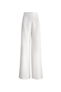VICKTEERUT Wide Leg Silk Crepe Trousers กางเกงขาบาน ผ้าเครปไหม