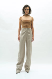VICKTEERUT Straight Leg Trousers กางเกงขาตรง