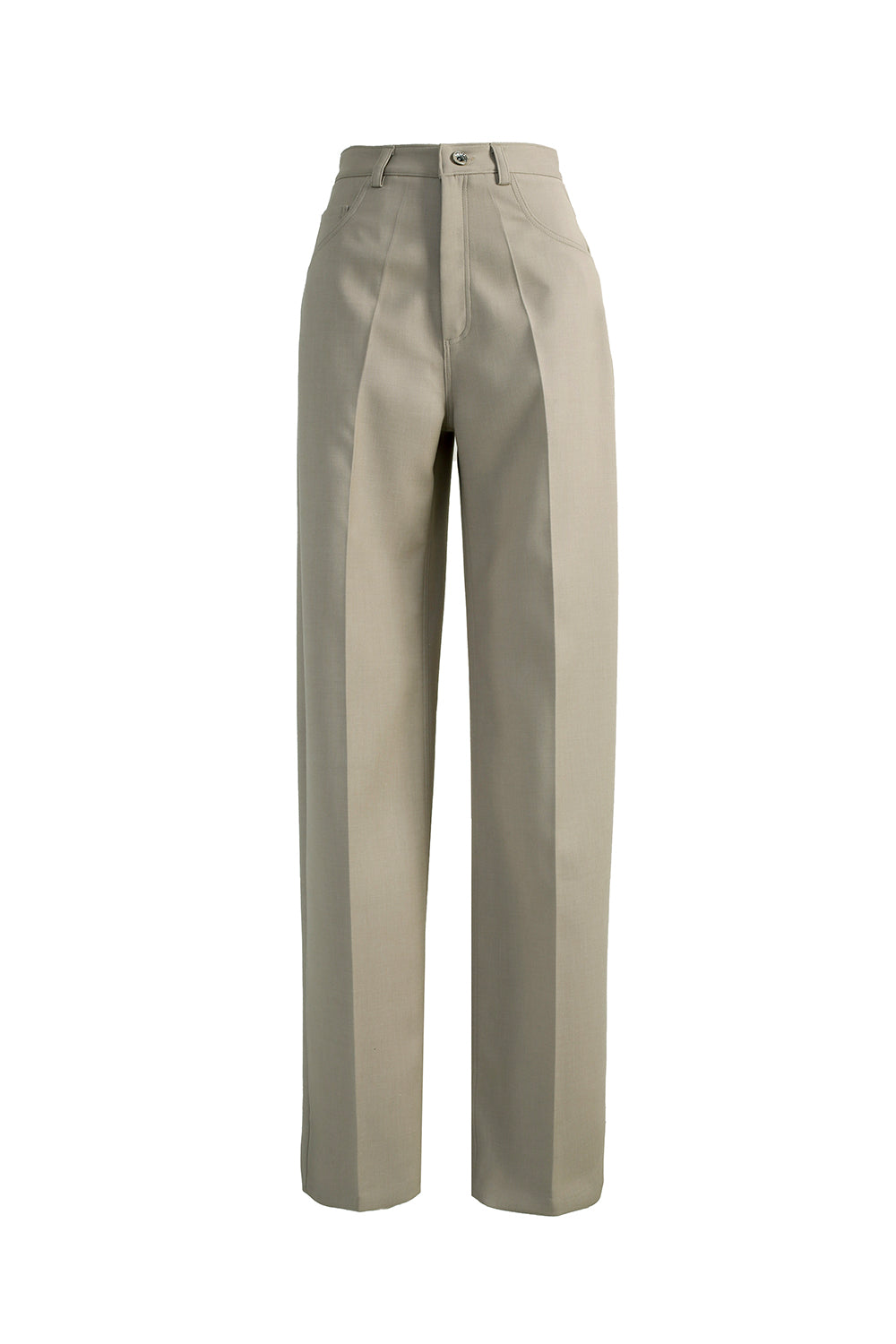 VICKTEERUT Straight Leg Trousers กางเกงขาตรง