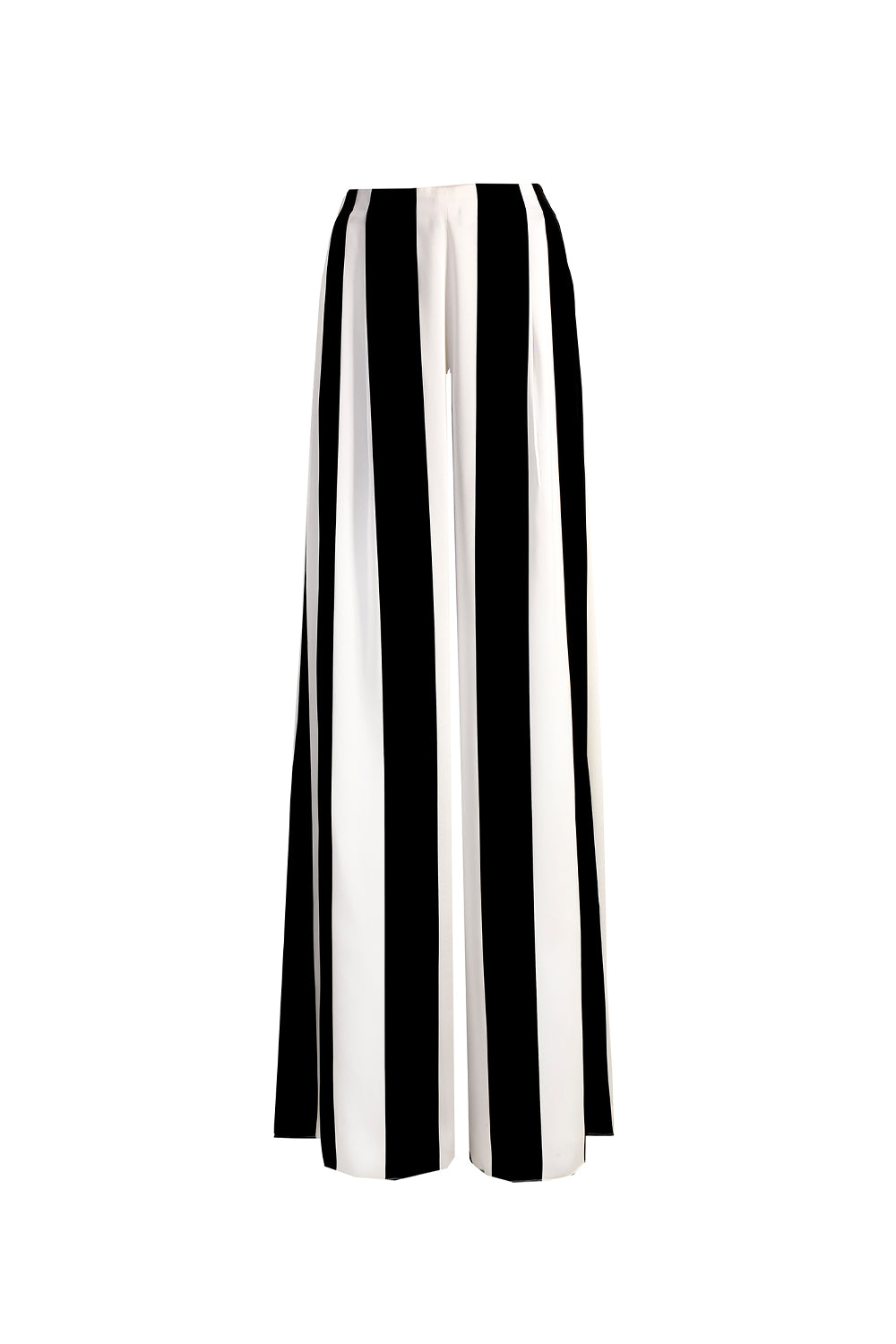 VICKTEERUT Wide Leg Stripe Trousers กางเกงขาบาน ลายทาง