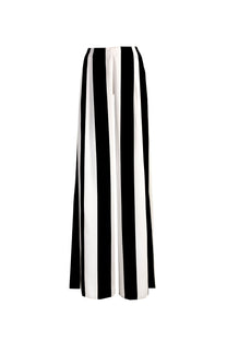 VICKTEERUT Wide Leg Stripe Trousers กางเกงขาบาน ลายทาง