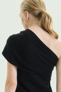 VICKTEERUT One Shoulder Drpae Blouse เสื้อไหล่เดียว ตกแต่งเดรป