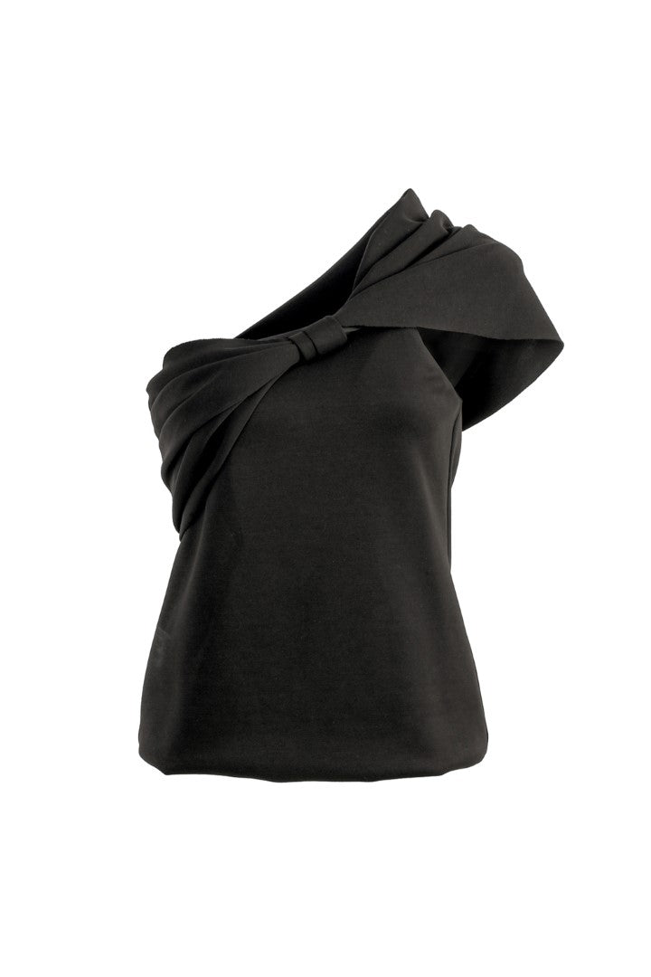 VICKTEERUT One Shoulder Drpae Blouse เสื้อไหล่เดียว ตกแต่งเดรป