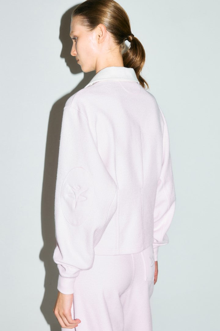 VICKTEERUT Long Sleeve Collar Blouse with Zip Detail เสื้อแขนยาว คอปก ตกแต่งซิป