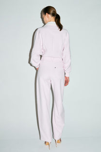 VICKTEERUT Long Sleeve Collar Blouse with Zip Detail เสื้อแขนยาว คอปก ตกแต่งซิป