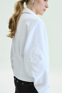 VICKTEERUT Long Sleeve Collar Blouse with Zip Detail เสื้อแขนยาว คอปก ตกแต่งซิป
