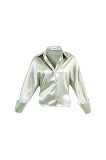 VICKTEERUT Batwing Sleeve Shirt เสื้อเชิ้ต แขนยาว แขนค้างคาว