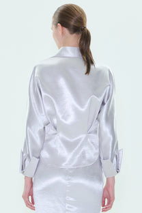 VICKTEERUT Batwing Sleeve Shirt เสื้อเชิ้ต แขนยาว แขนค้างคาว