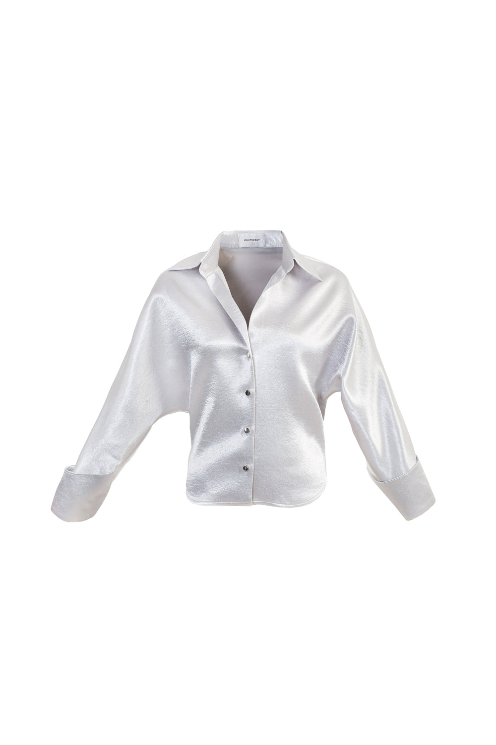 VICKTEERUT Batwing Sleeve Shirt เสื้อเชิ้ต แขนยาว แขนค้างคาว