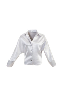 VICKTEERUT Batwing Sleeve Shirt เสื้อเชิ้ต แขนยาว แขนค้างคาว