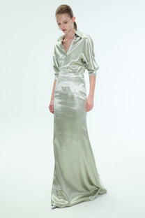 VICKTEERUT Long Mermaid Skirt กระโปรงยาว ทรงเมอร์เมด