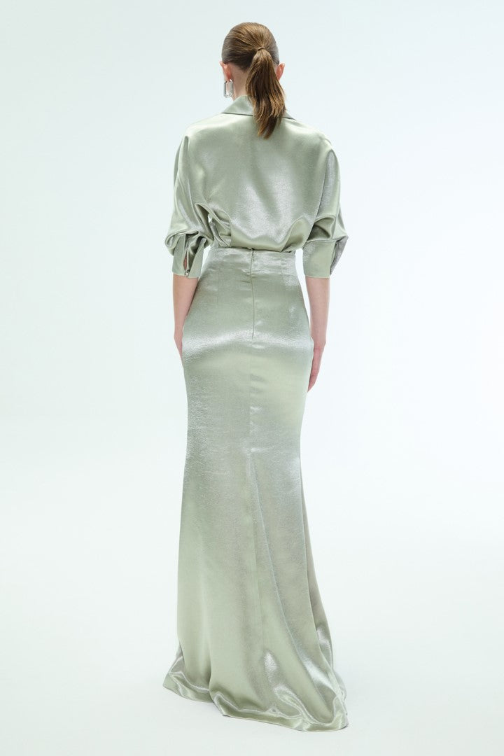 VICKTEERUT Long Mermaid Skirt กระโปรงยาว ทรงเมอร์เมด
