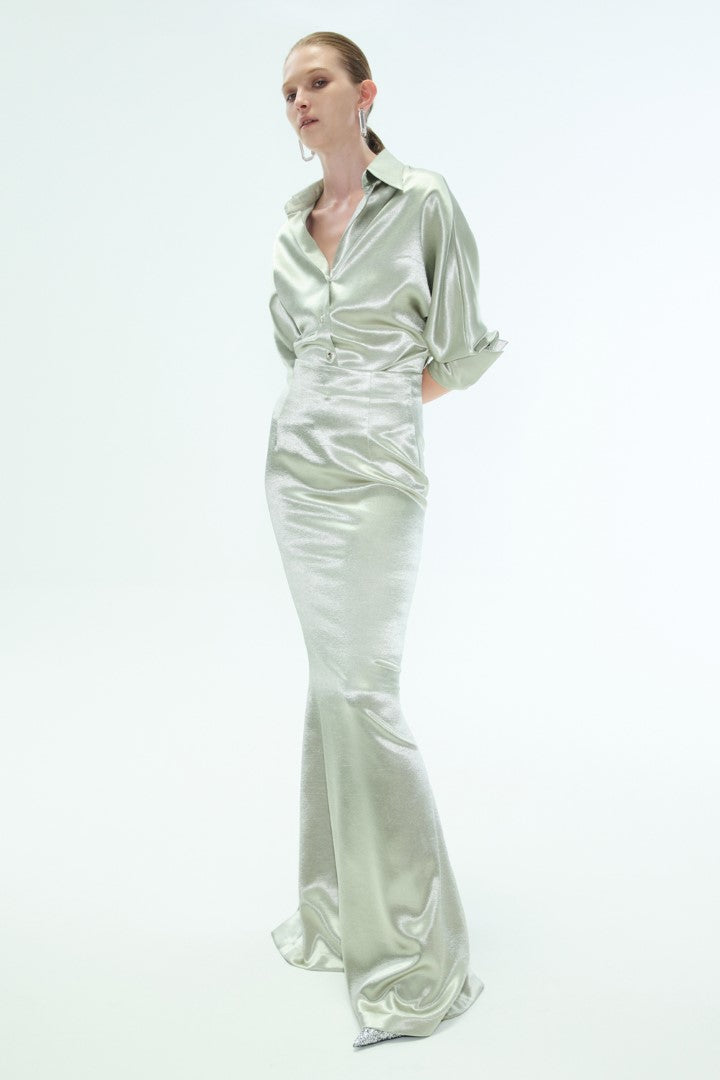 VICKTEERUT Long Mermaid Skirt กระโปรงยาว ทรงเมอร์เมด