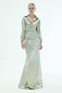 VICKTEERUT Long Mermaid Skirt กระโปรงยาว ทรงเมอร์เมด