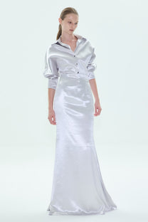 VICKTEERUT Long Mermaid Skirt กระโปรงยาว ทรงเมอร์เมด