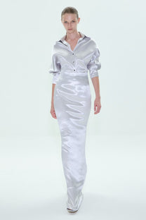 VICKTEERUT Long Mermaid Skirt กระโปรงยาว ทรงเมอร์เมด