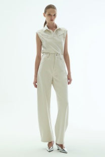 VICKTEERUT Barrel Leg Trousers กางเกงทรงแบร์เรล