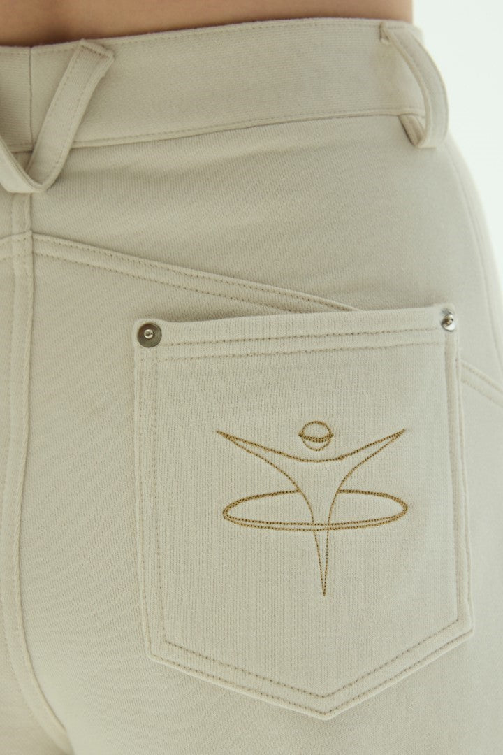 VICKTEERUT Barrel Leg Trousers กางเกงทรงแบร์เรล
