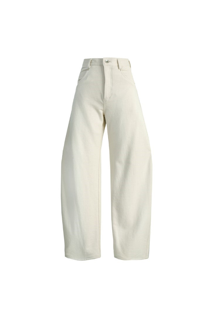 VICKTEERUT Barrel Leg Trousers กางเกงทรงแบร์เรล
