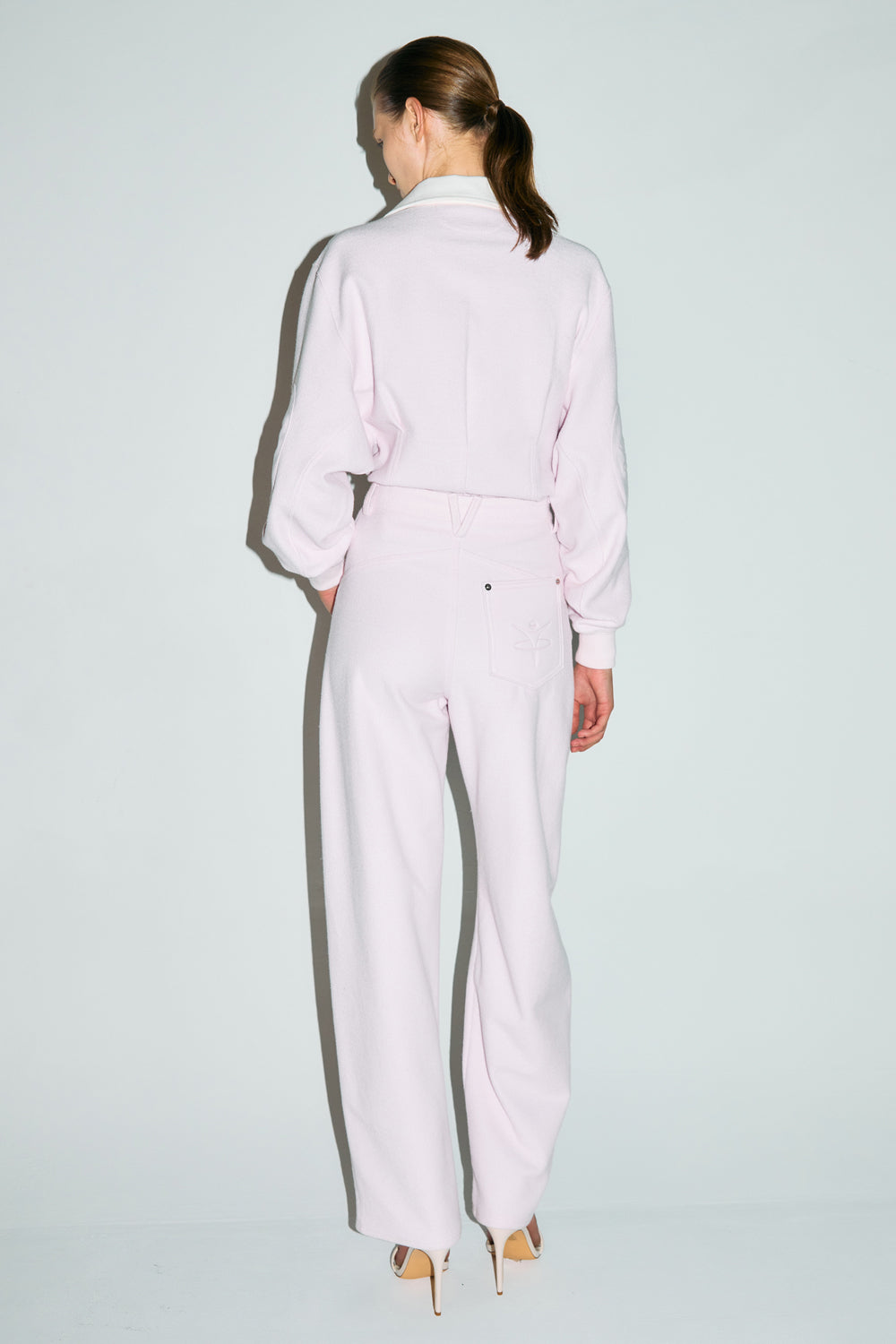 VICKTEERUT Barrel Leg Trousers กางเกงทรงแบร์เรล