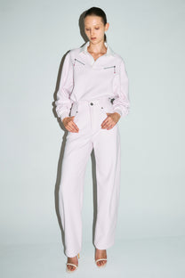 VICKTEERUT Barrel Leg Trousers กางเกงทรงแบร์เรล