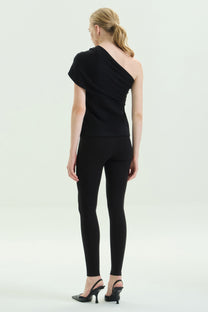 VICKTEERUT Skinny Trousers with Pleated Waistband กางเกงขายาว ทรงสกินนี่