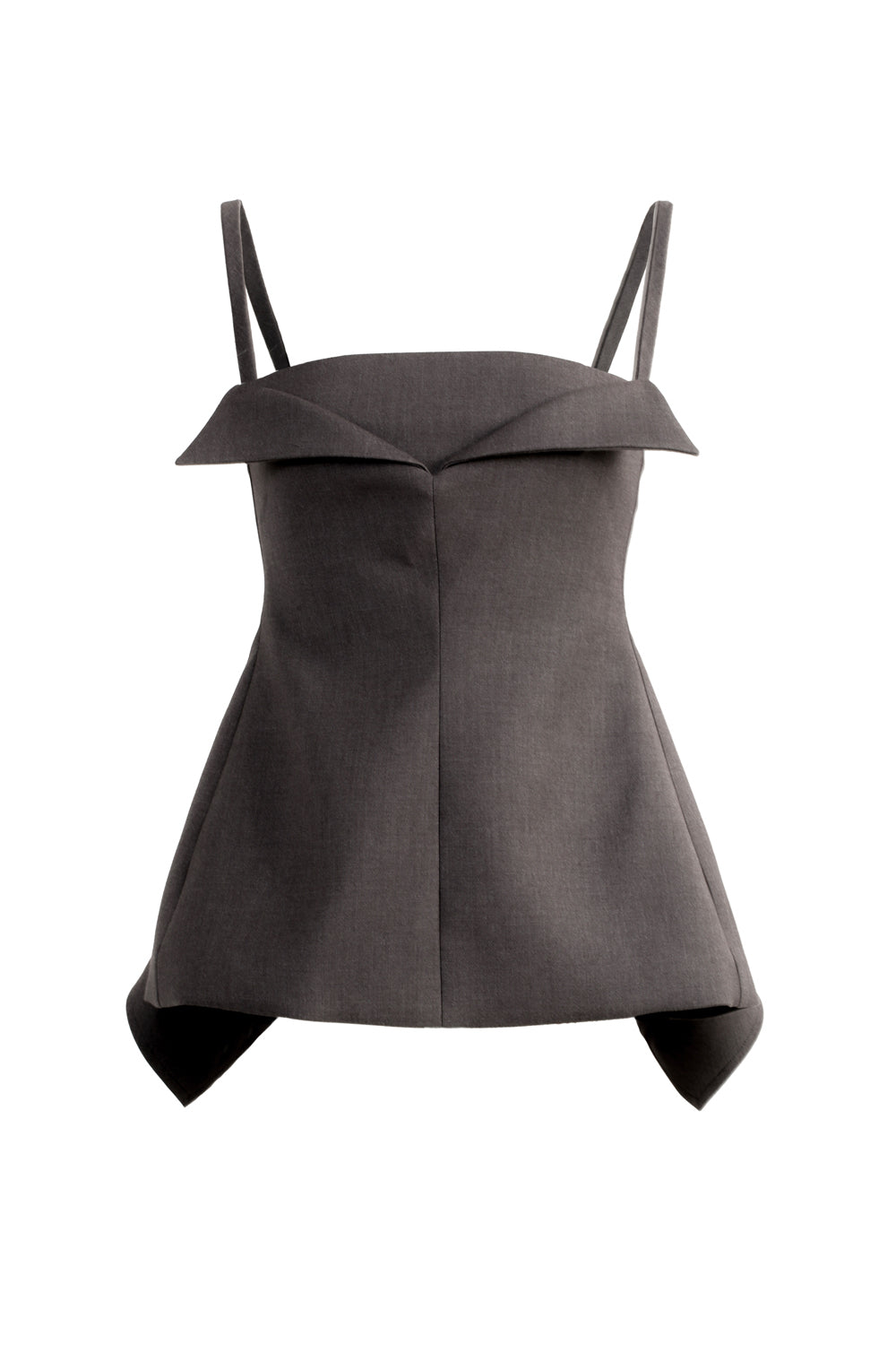 VICKTEERUT Origami-Fold Spaghetti Strap Blouse เสื้อสายเดี่ยว ตกแต่งดีเทลโอริกามิ