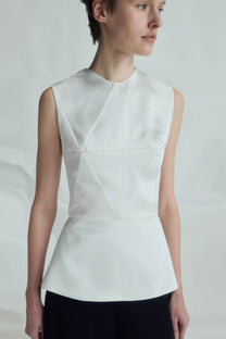 VICKTEERUT Criss-Cross Back Sleeveless Blouse เสื้อแขนกุด สายไขว้หลัง