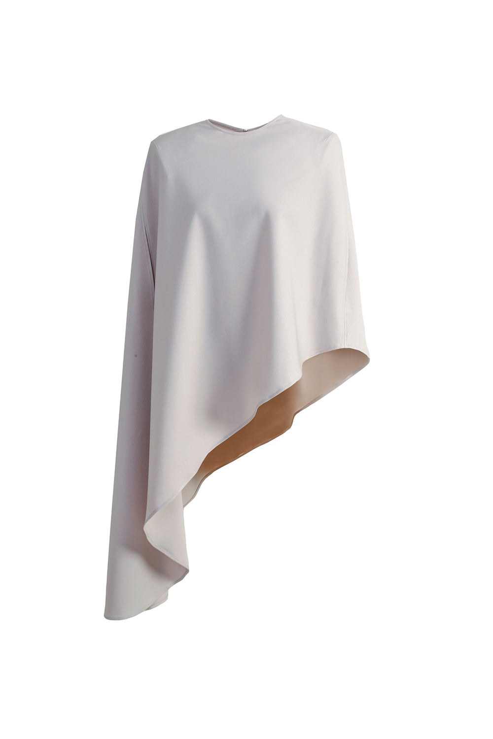 VICKTEERUT Asymmetric Cape-Sleeve Blouse เสื้อแขนเคป ชายไม่เท่ากัน