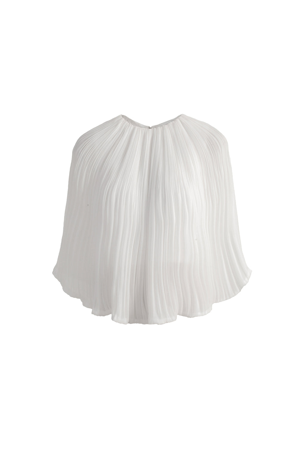 VICKTEERUT Cape Sleeve Pleated Blouse เสื้อแขนเคป อัดพลีท