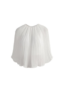 VICKTEERUT Cape Sleeve Pleated Blouse เสื้อแขนเคป อัดพลีท