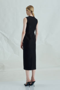 VICKTEERUT Sleeveless Sheath Dress เดรสแขนกุด ทรงเข้ารูป